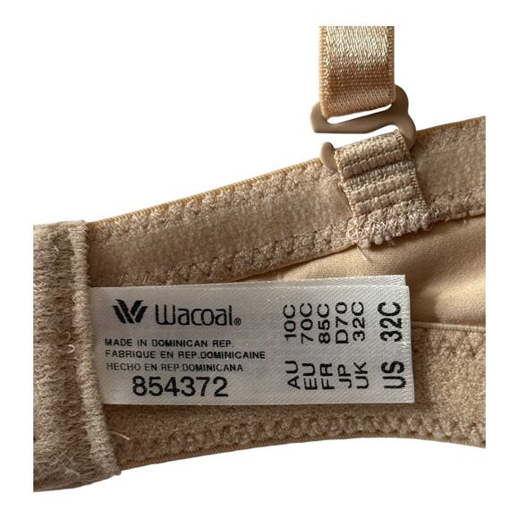 Wacoal 854372 Staying Power wire free strapless bra tan size 32C - Picture 5 of 7